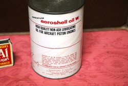 Classic Shell Aeroshell Oil W one US Quart Tin