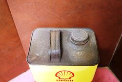 Classic Shell Motor Oil Five Litres Oil Tin