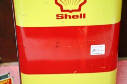 Classic Shell Motor Oil Five Litres Oil Tin