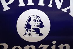 Classic Sphinx Benzin Vacuum Oil Company Enamel Sign 