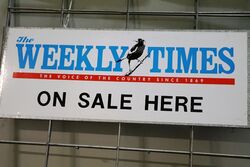 Classic Weekly Times Wire Newspaper Display Rack 