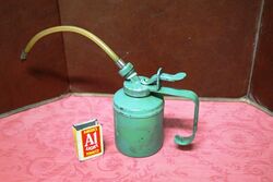 Classic Wesco Pump Action Oiler with Flexible Spout.