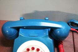 Contemporary Retro Blue House Phone 