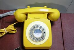 Contemporary Retro Yellow House Phone 