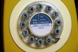 Contemporary Retro Yellow House Phone 