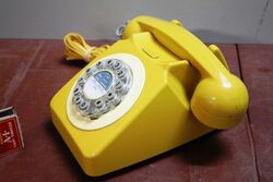 Contemporary Retro Yellow House Phone 