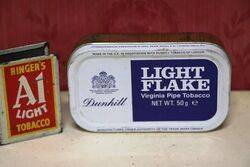 Dunhill Light Flake Virginia Pipe Tobacco Tin