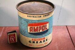 Early Ampol Homogenised 5lb Grease Tin