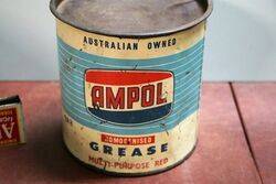 Early Ampol Homogenised 5lb Grease Tin