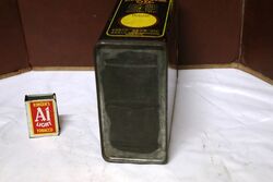 Early Black SHELL Red Clam Motor Oil Tin