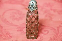 Early C20th Silver Plated Scent Bottle 