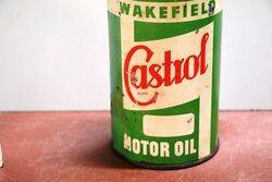 Early Castrol Z One Quart Motor Oil Can