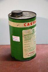 Early Castrol Z One Quart Motor Oil Can