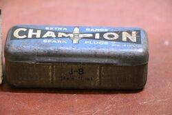 Early Champion Spark Plug in Original Advertising Tin