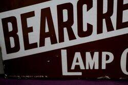 Early EmpireBearcreek Post Mount Enamel Sign 