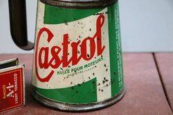 Early French Castrol  One Litre Measure Jug Pourer