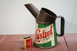 Early French Castrol  One Litre Measure Jug Pourer