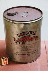 Early Gargoyle DTE Oil 4 Gallon Drum