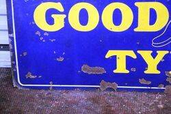 Early Good Year Tyres Rectangular Advertising Sign 