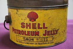 Early Shell 5 Lbs Petroleum Jelly Grease Tin 