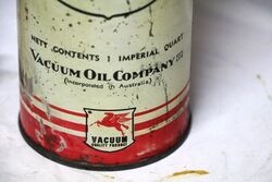 Early Vacuum Hand Separator Oil 1 quart Tin