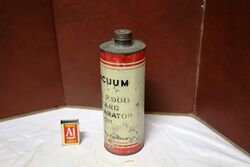 Early Vacuum Hand Separator Oil 1 quart Tin