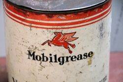 Early Vacuum Mobilgrease 5lb Grease Tin