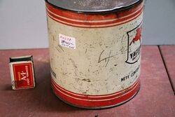 Early Vacuum Mobilgrease 5lb Grease Tin