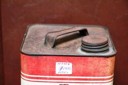 Early Vacuum Mobilube 1 gal Oil Tin