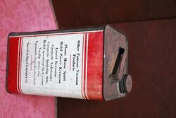 Early Vacuum Mobilube 1 gal Oil Tin