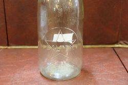 Embossed Caltex Oil Bottle With Tin Top