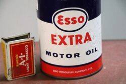 Esso Extra Motor Oil 1 pint Unopen Tin