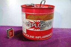 Explosave One Gallon Fuel Tin.