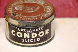 Gallahers Condor Sliced Tobacco Can London and Belfast