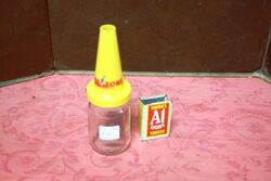 Genuine Fire-Zone Additive Bottle & Plastic Top.