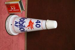 Genuine Mobiloil AF 40 Tin Top with Dust Cap