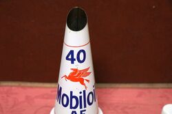 Genuine Mobiloil AF 40 Tin Top with Dust Cap