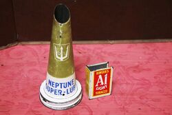 Genuine Neptune Trident Upper Lube Tin Top. 