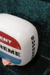 Genuine Regent Glass Petrol Pump Globe 