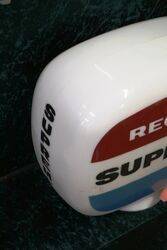 Genuine Regent Glass Petrol Pump Globe 