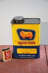 Golden Fleece Duo M568 D 1quart Oil Tin.