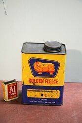 Golden Fleece Duo Seagull Oil 1quart Tin.