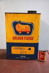 Golden Fleece One Gallon Duo Oil Tin.