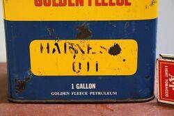 Golden Fleece One Gallon Duo Oil Tin