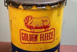 Golden Fleece Ram on Bone 45 lb Grease Drum