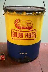 Golden Fleece Ram on Bone 45 lb Grease Drum