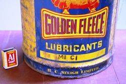 Golden Fleece Ram on Bone MICI 4gal Lubricants Drum