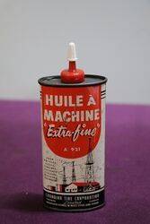 Huile A Machine Extra Time Oil Tin  