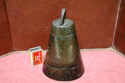 Large Antique Bronze Cow Bell