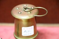 Miniature All Brass Miners Lamp